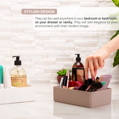 EDNA HOME Makeup Storage Organizers